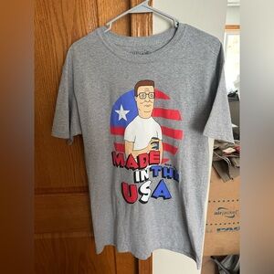 🚨NWOT🚨 Gray Made in USA Graphic Tee